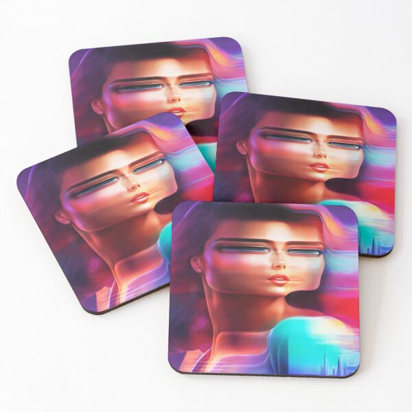 Item preview, Futuristic Psychedelic Woman designed and sold by GreissDesign.