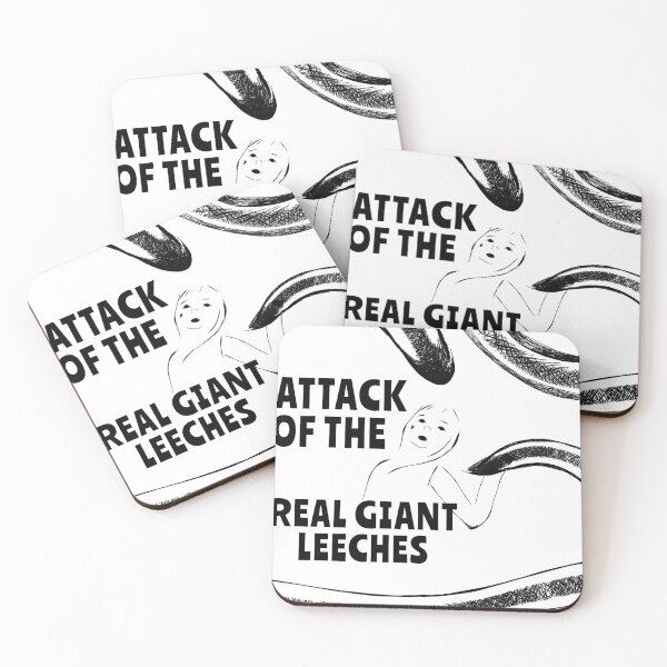 Item preview, Attack of the Real Giant Leeches designed and sold by scratchedhand.