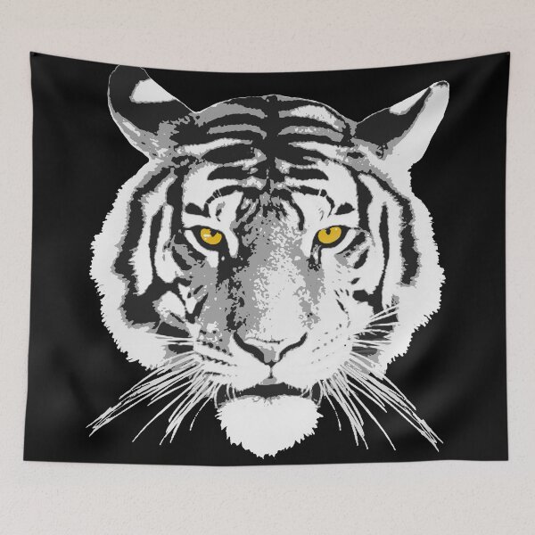 Item preview, tiger with yellow eyes designed and sold by Astrie.