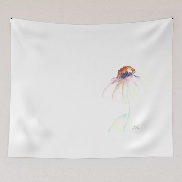 Item preview, Echinacea watercolor flower designed and sold by Ranisha.