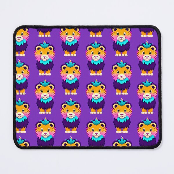 Item preview, Colorful cute lion designed and sold by Elobrdn.