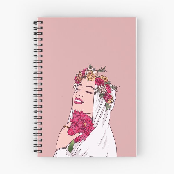 Aperçu de l'œuvre HIJABI WITH FLOWER CROWN créée et vendue par WABEY.