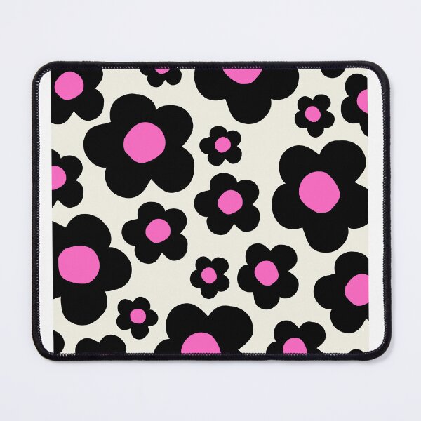 Item preview, Retro Floral Black Pink Flowers Pattern Print Summer iPhone Samsung Case Protective Cover for Your Smartphone designed and sold by JoyTop.
