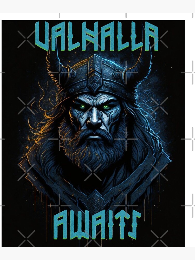 Viking - Shield Maiden Poster Poster for Sale by Rich Summers Art