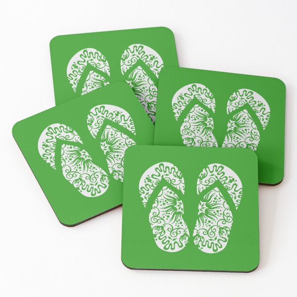 Item preview, Beach Summer Vacation Art Print Flip Flops 		 designed and sold by faeoxqckpc35.