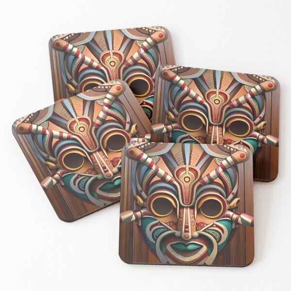 Item preview, Ancient Tanzanian mask phone case designed and sold by Dr-Kane.