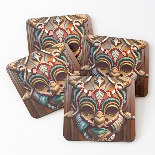 Item preview, Ancient Tanzanian mask phone case designed and sold by Dr-Kane.