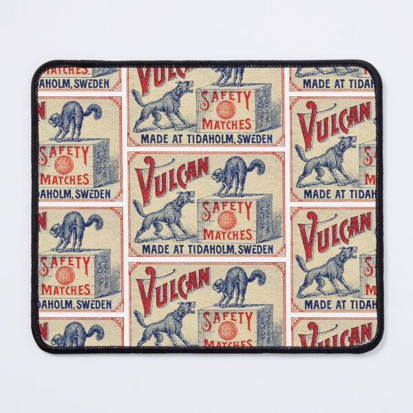 Item preview, Vulcan Sweden Safety Matches Label designed and sold by Duncan-Mac.