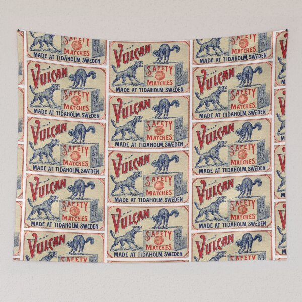 Item preview, Vulcan Sweden Safety Matches Label designed and sold by Duncan-Mac.