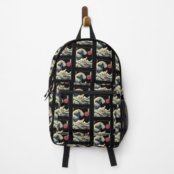 Item preview, Javanese Cat Kanagawa Japanese Surfing Wave designed and sold by rafaeltto.