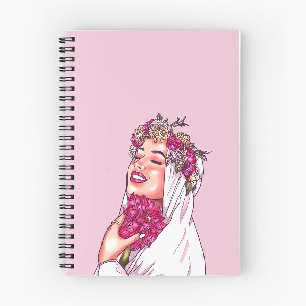 Aperçu de l'œuvre  HIJABI WITH FLOWER CROWN 2 créée et vendue par WABEY.