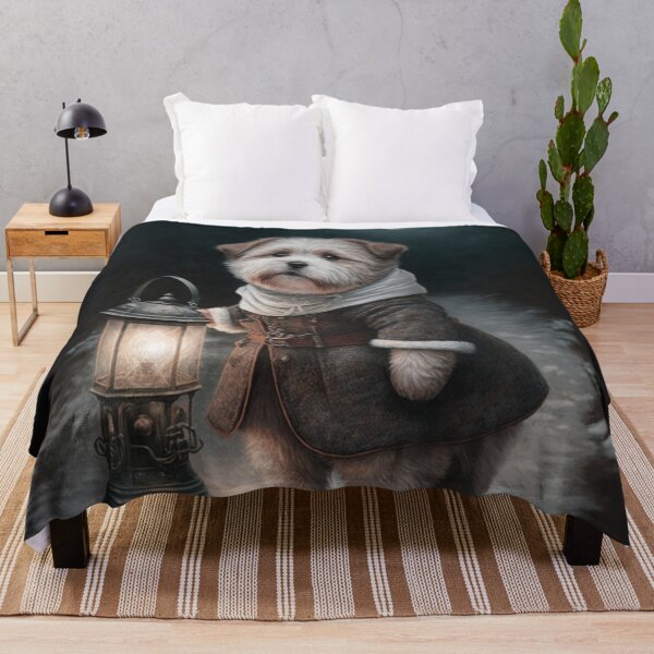Item preview, Cute Fluffy Dog under the Moonlight designed and sold by MasartDesigns.
