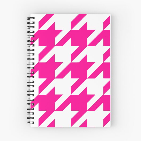 Item preview, hot pink white houndstooth  designed and sold by Gossip Rag.