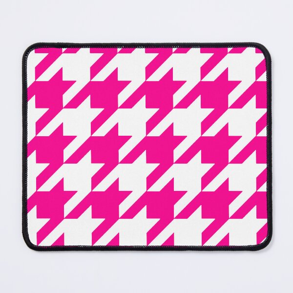 Item preview, hot pink white houndstooth  designed and sold by Gossip Rag.