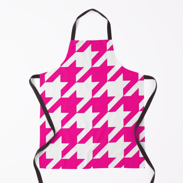 Item preview, hot pink white houndstooth designed and sold by Gossip Rag.