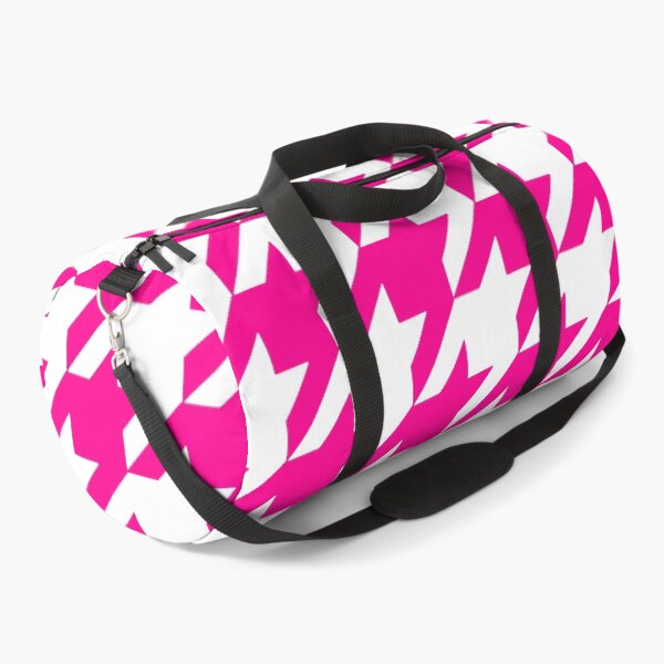 Item preview, hot pink white houndstooth designed and sold by Gossip Rag.