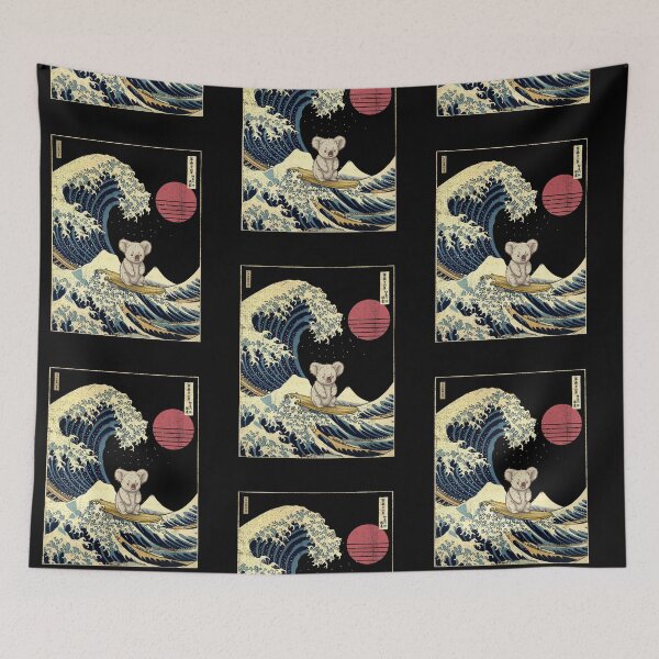 Item preview, Koala Kanagawa Japanese Surfing Wave designed and sold by rafaeltto.