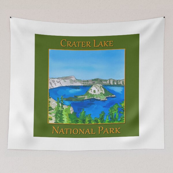 Item preview, Crater Lake National Park - WelshDesigns designed and sold by welshdesigns.