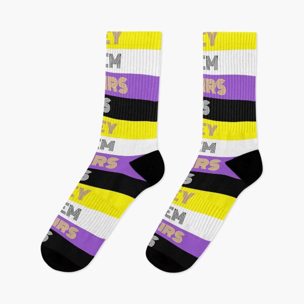 Item preview, Non-Binary Flag - Gender Neutral Pronouns designed and sold by Claire Ramsey.