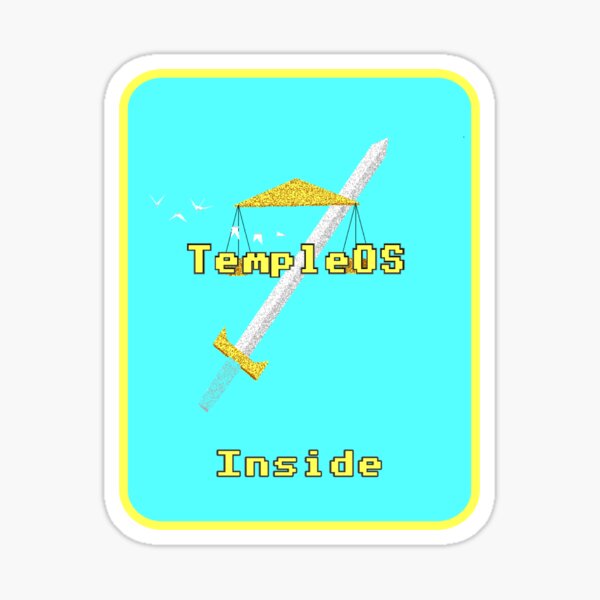 Item preview, TempleOS inside  designed and sold by phl-sn.