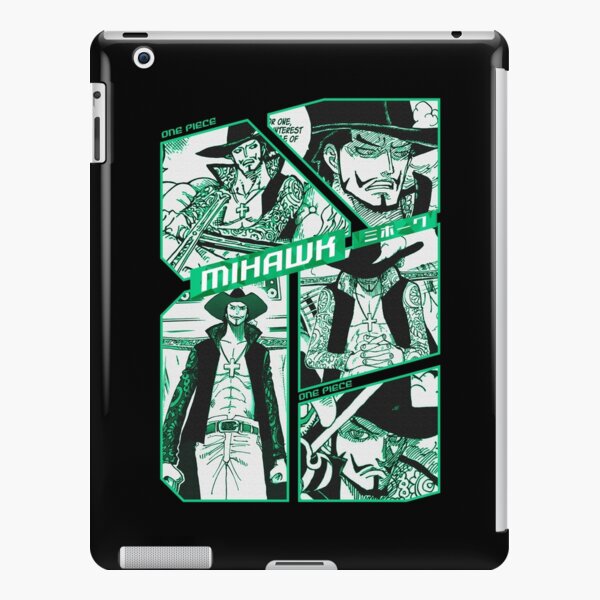 Dracule Mihawk - One Piece v.3 color version iPad Case & Skin for