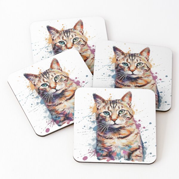 Item preview, Brushed Whiskers: Impressionistic American Shorthair Cat Breed Painting designed and sold by DooodleGod.