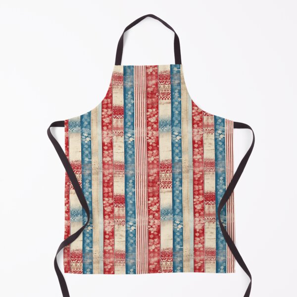 Item preview, Red White and Blue Patriotic Shabby Chic Floral  designed and sold by VintageFlorals.