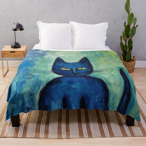 Item preview, Blue Cat Yellow Eyes designed and sold by YoPedro.