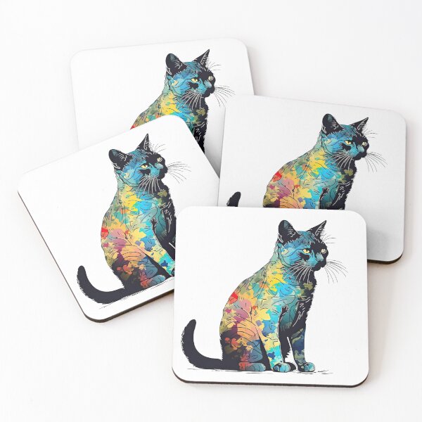 Artikelvorschau, Artwear: Minimalistisches Silhouette-Design für American Shorthair Katzenliebhaber entworfen und verkauft von DooodleGod.