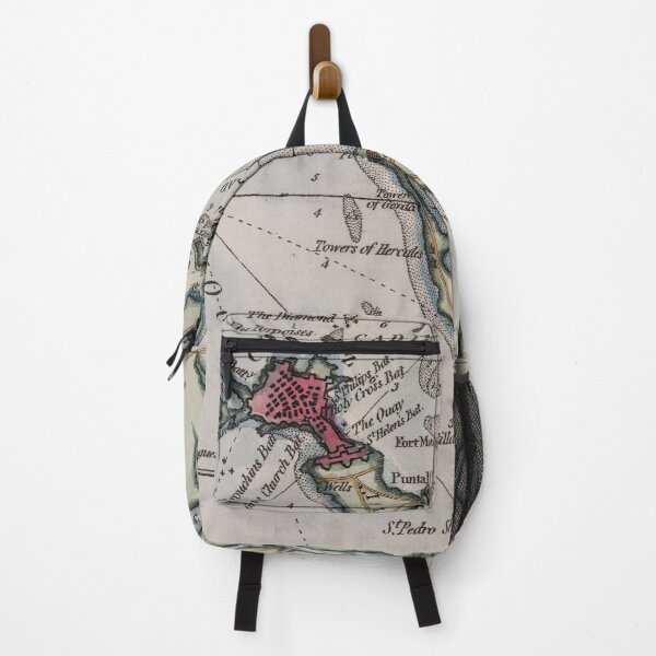 Item preview, Vintage Map of Cadiz Harbor Spain (1799) designed and sold by BravuraMedia.