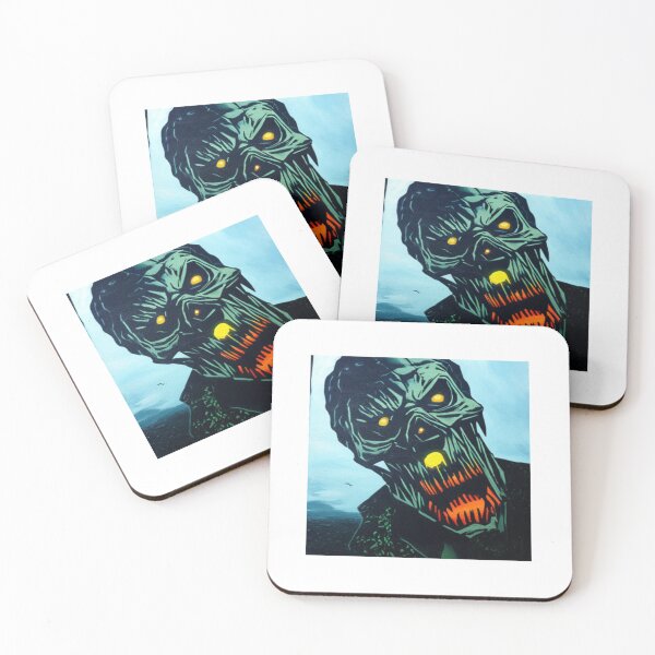 Item preview, Painting Of Green Zombie Screaming designed and sold by NeeleStoreWi.