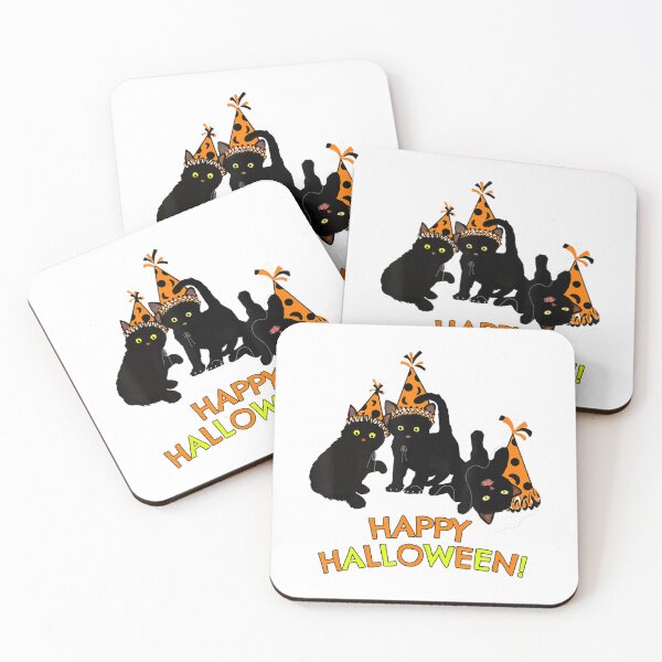 Item preview, Happy Halloween Spooky Party Cats  designed and sold by nnaqyuboeyl64.