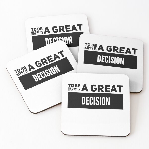 Item preview, To be happy is a great decision designed and sold by DeluxBee.
