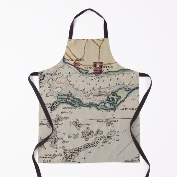 Item preview, Vintage Map of Port Royal Jamaica (1799) designed and sold by BravuraMedia.