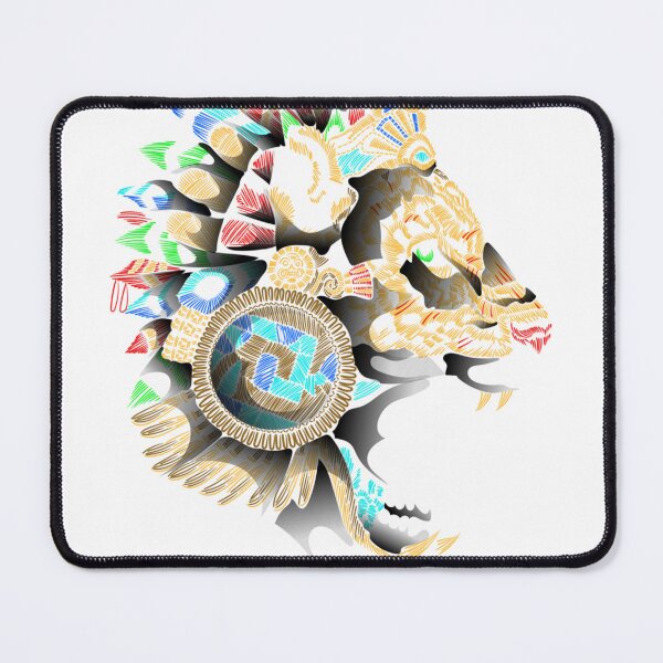 Item preview, jaguar warrior mexico aztec of stitch designed and sold by NeeleStoreWi.