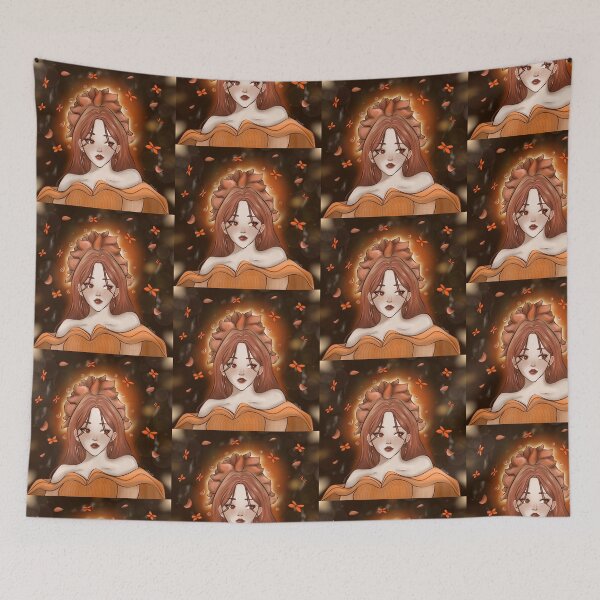 Item preview, Autumn Girl Artwork designed and sold by GraphicsByGabby.
