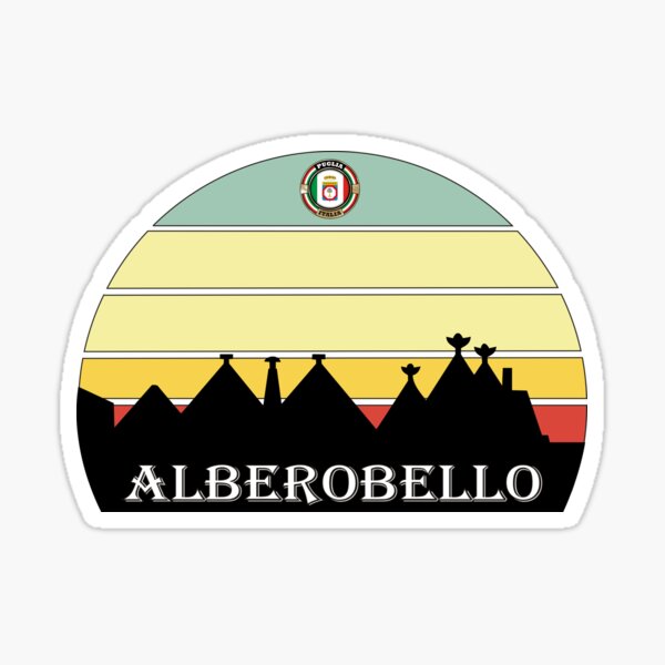 Item preview, Alberobello sunset skyline designed and sold by antonietta40.