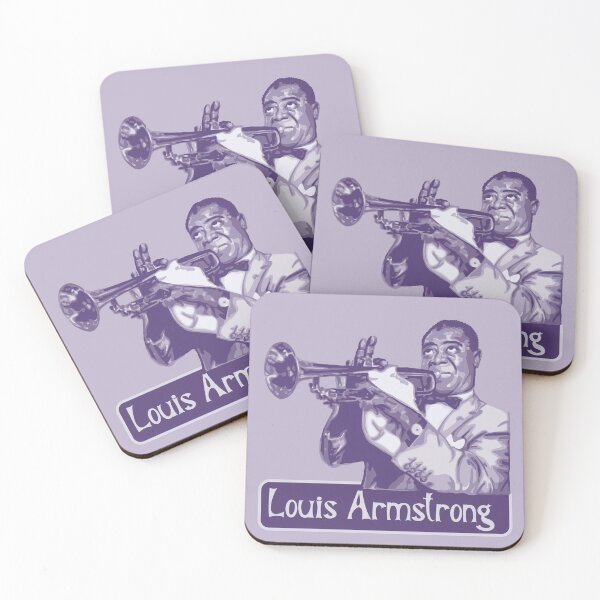 Item preview, Louis Armstrong Portrait designed and sold by Unhinged Heather.