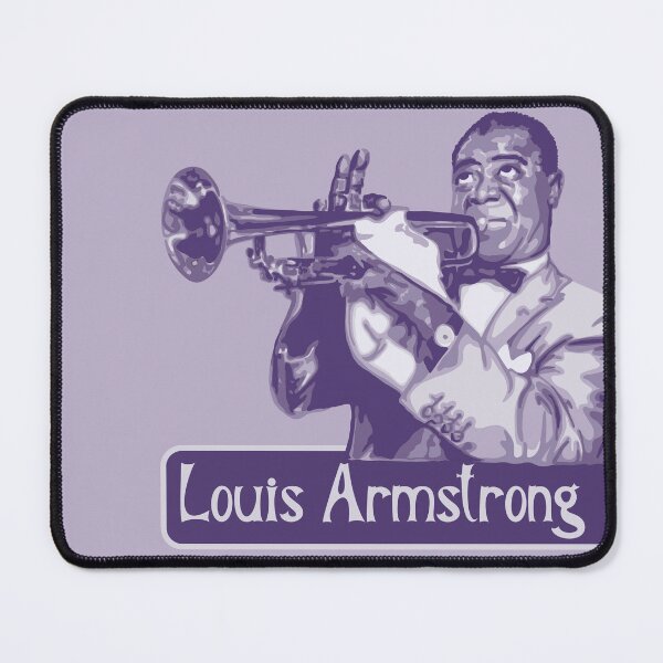 Item preview, Louis Armstrong Portrait designed and sold by Unhinged Heather.