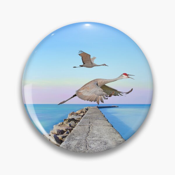 Item preview, Sandhill Cranes Migrating Inland designed and sold by FineArtography.