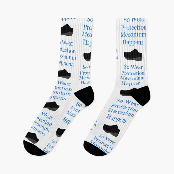 Item preview, Meconium Happens Clog Joke designed and sold by peachesandfizz.