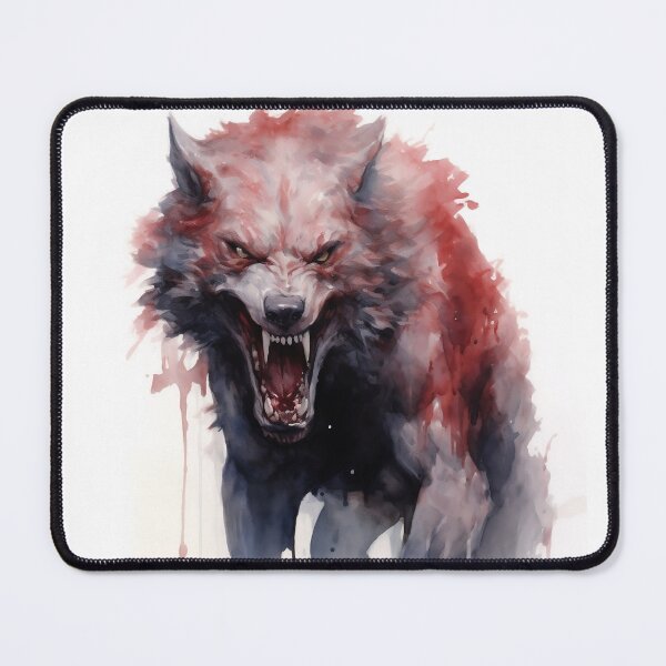 Item preview, Warewolf, Watercolour art designed and sold by DigitalDugong.