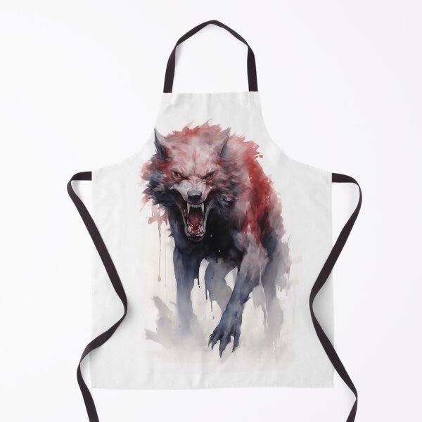 Item preview, Warewolf, Watercolour art designed and sold by DigitalDugong.