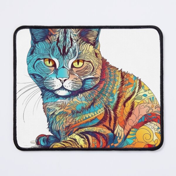 Item preview, American Shorthair Surreal Artwork - Artistic Cat Breed designed and sold by DooodleGod.