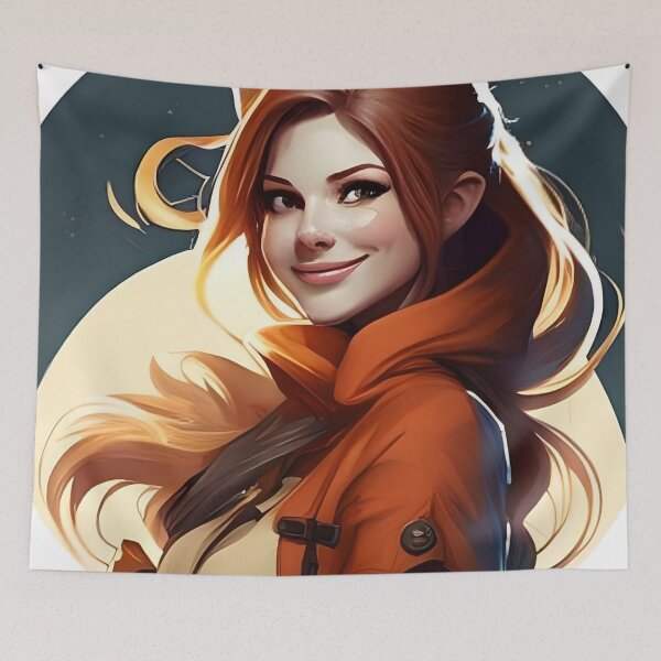 Item preview, Smiling fox girl Anime Sunset design designed and sold by mangature  Lady.