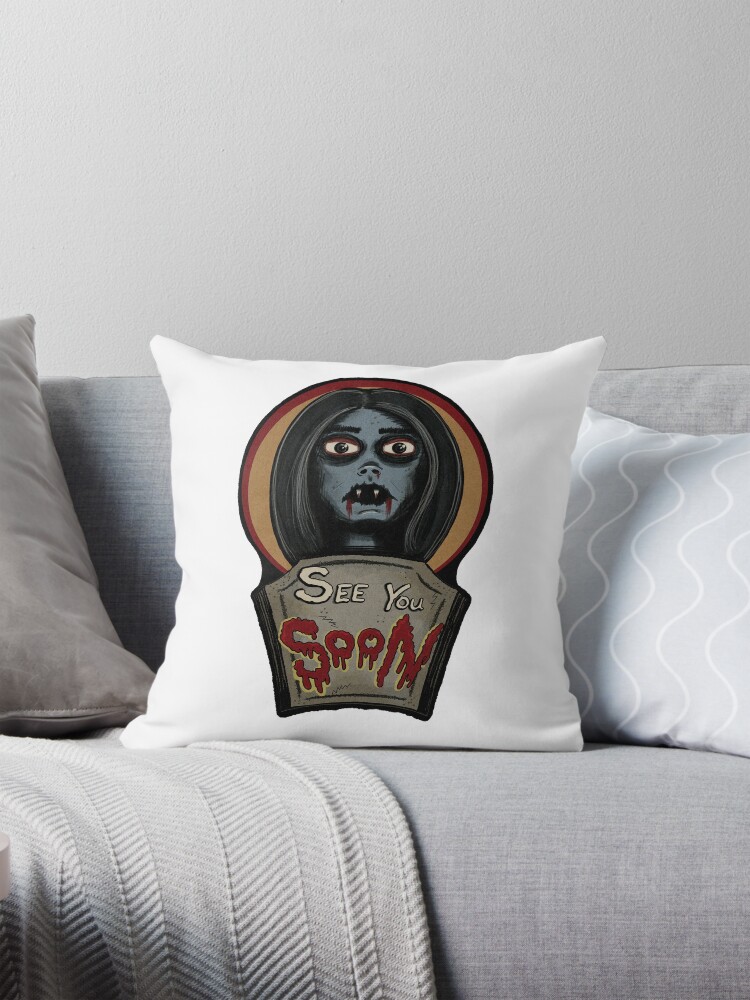 Item preview, Throw Pillow designed and sold by softnosferatu.
