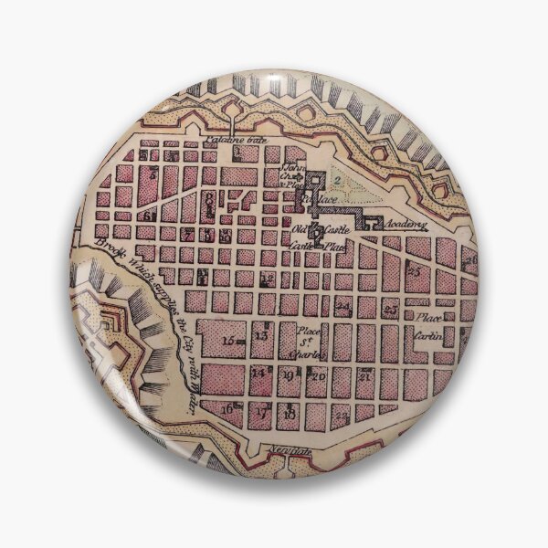 Item preview, Vintage Map of Turin Italy (1799) designed and sold by BravuraMedia.