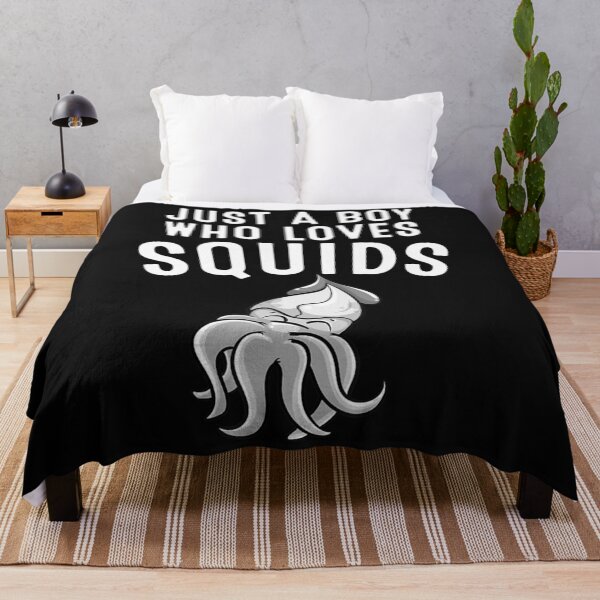 Item preview, Just A Boy Who Loves Squids Calamari Lover Men   designed and sold by AsiaStokes.