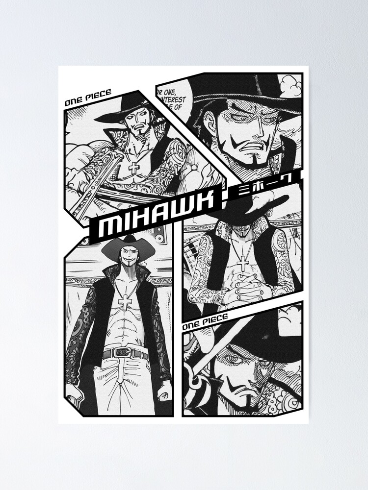 one piece dracule mihawk black small