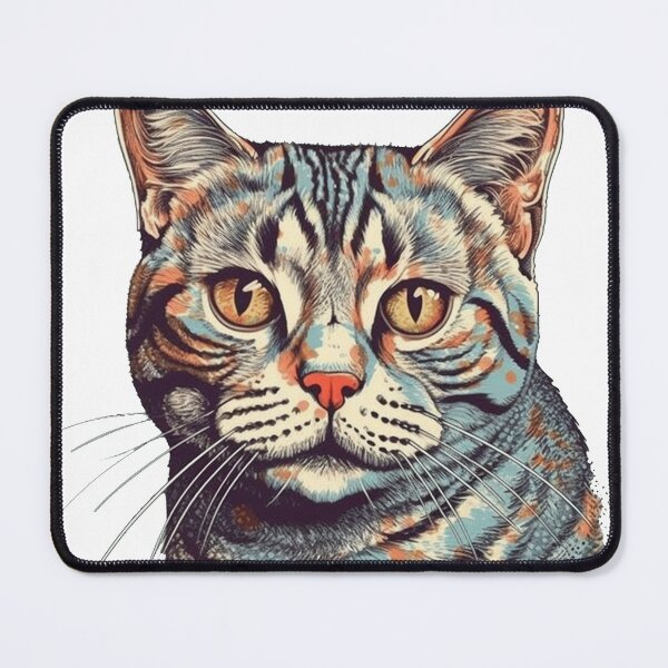 Item preview, American Shorthair - Retro Feline Illustrations & Antique Style Design, Perfect for Pet Lovers! designed and sold by DooodleGod.